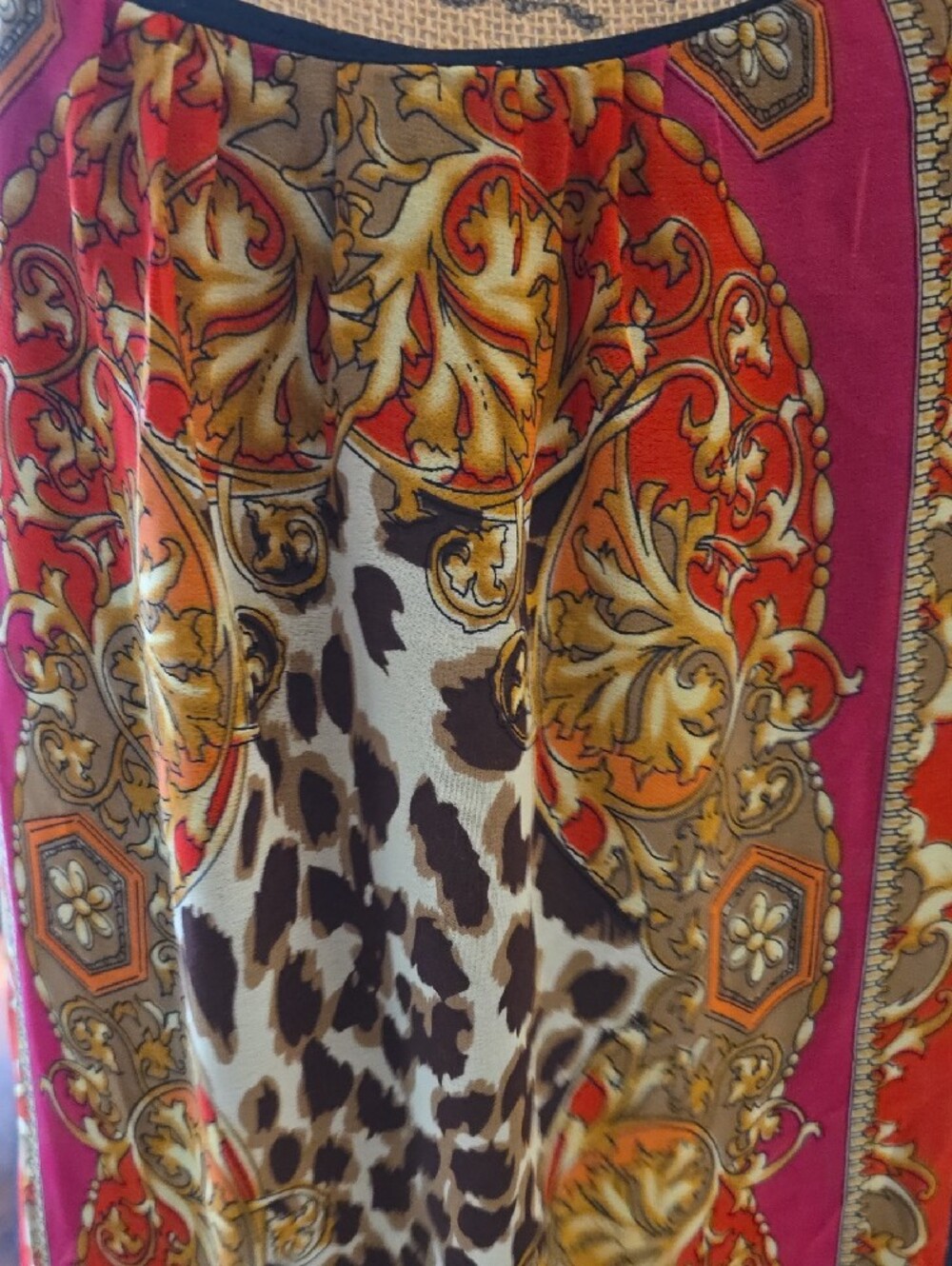 Amanda Lane Black Free with Leopard Print - Picture 3 of 9